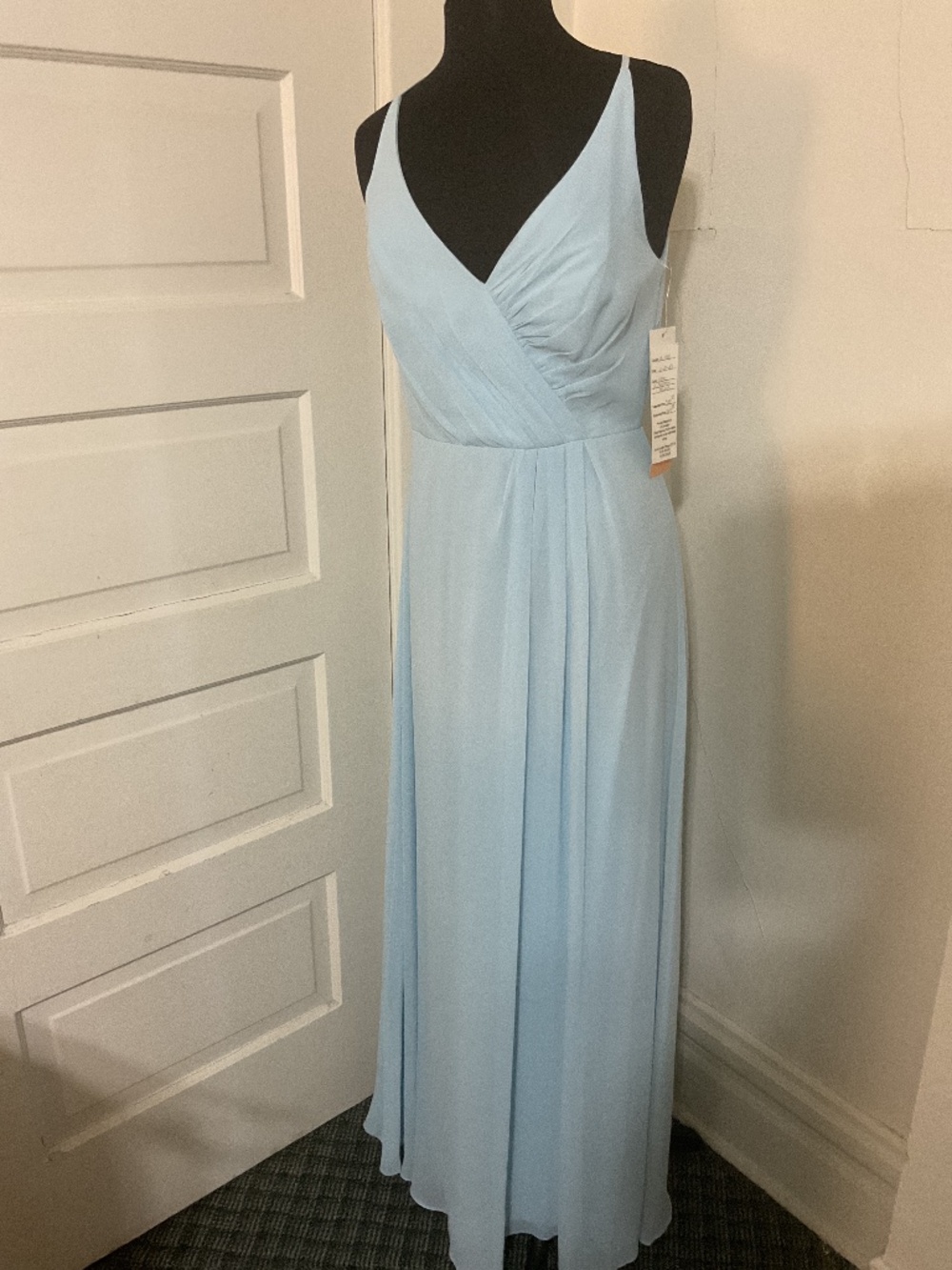 NWT BILL LEVKOFF CAPRI BLUE GOWN SIZE10